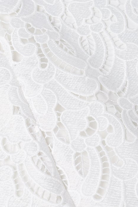 MONA MINI LENGTH LACE DRESS SNOW WHITE 6