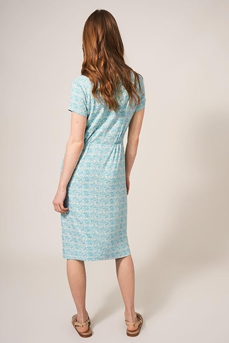 TALLIE ECO VERO JERSEY DRE IVORY PRINTED 3