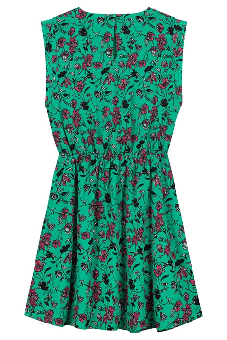VERONA DRESS HYPER GREEN 2
