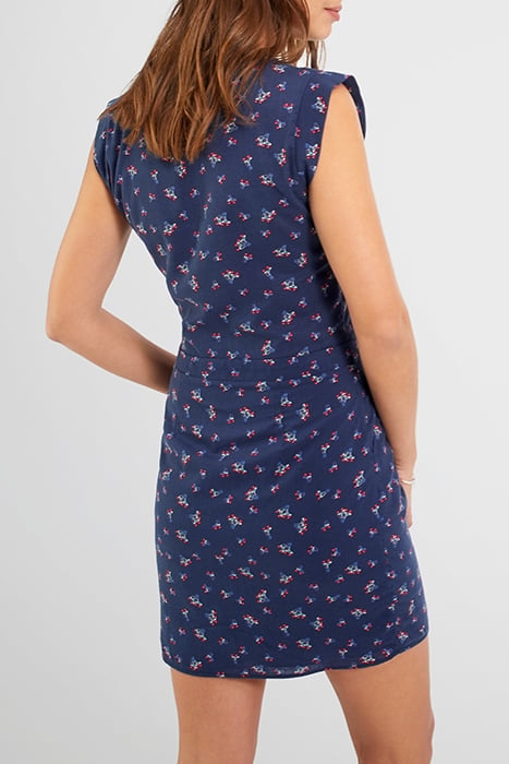 NAVY ROLLERSKATE PRINT DRESS NAVY 2