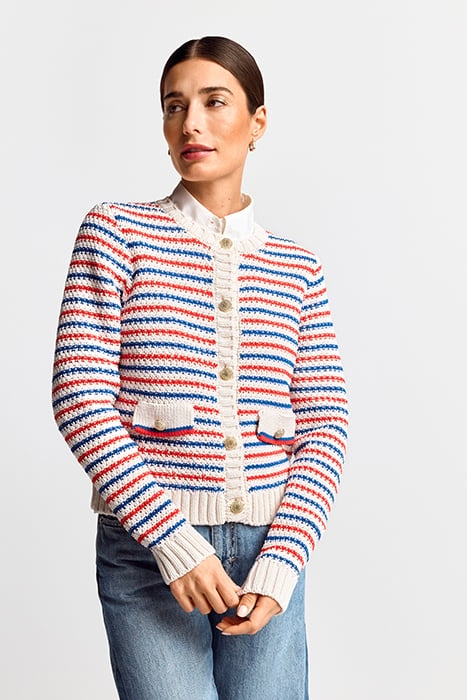 BOXY STRIPED CARDIGAN GRS ORIGINAL 1