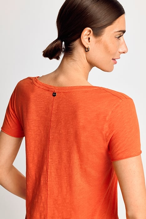 ORGANIC SLUB SHIRT CHERRY TOMATO 4