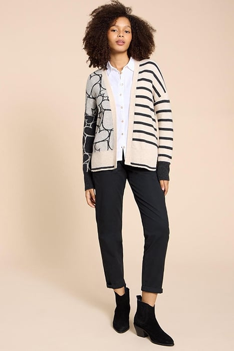 HARRIET HEART CARDIGAN NATURAL 1