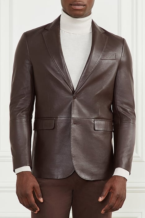 STEVE NOTCH BLAZER REG FIT CHOCOLATE BROWNIE 6