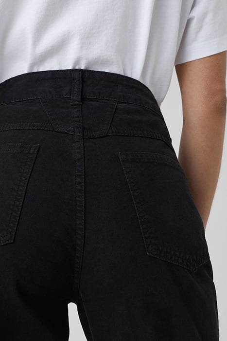 PEDAL PUSHER PANTS BLACK 7