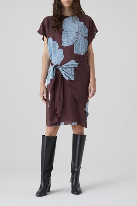 WRAP DRESSES BURGUNDY 2