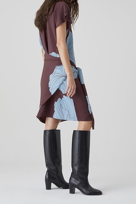 WRAP DRESSES BURGUNDY 5