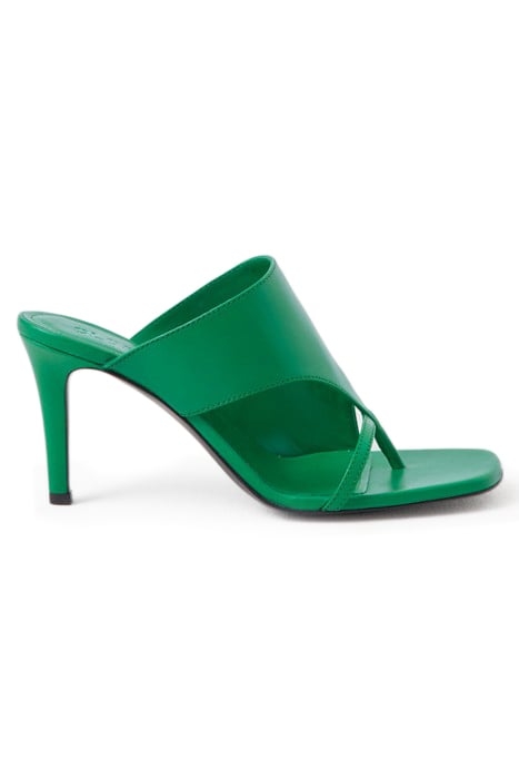 MULE SHOES EMERALD GREEN 1