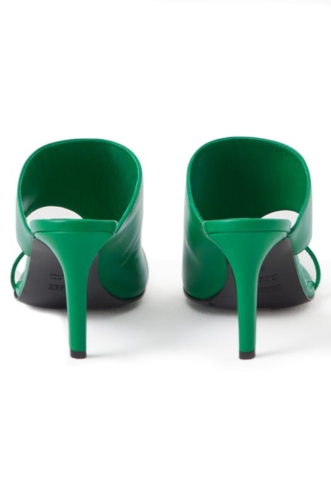 MULE SHOES EMERALD GREEN 4