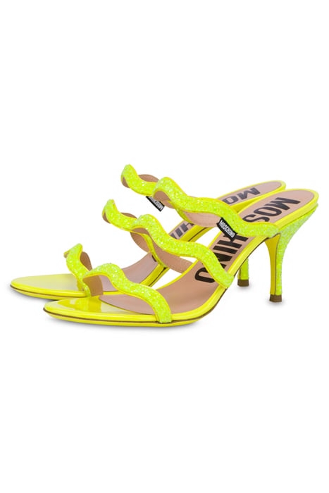 RIC RAC GLITTER SANDALS YELLOW 2
