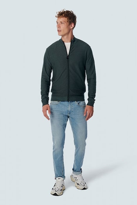 CARDIGAN 2 COLOURED JACQUARD STEEL 3