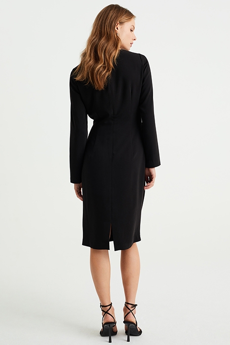DRESS MID LENGTH BLACK 2