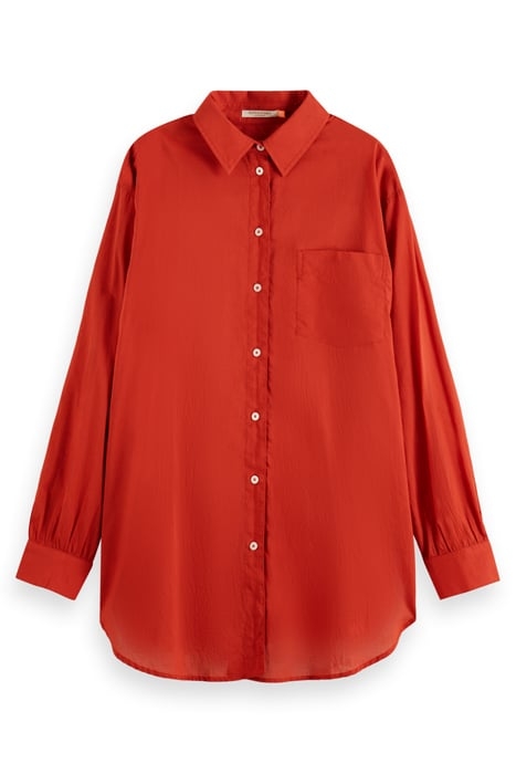 EXTRA OVERSIZED SHIRT RUSTIC CORAL 1