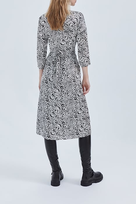 OFF-WHITE ANIMAL PRINT MIDI DRESS 2
