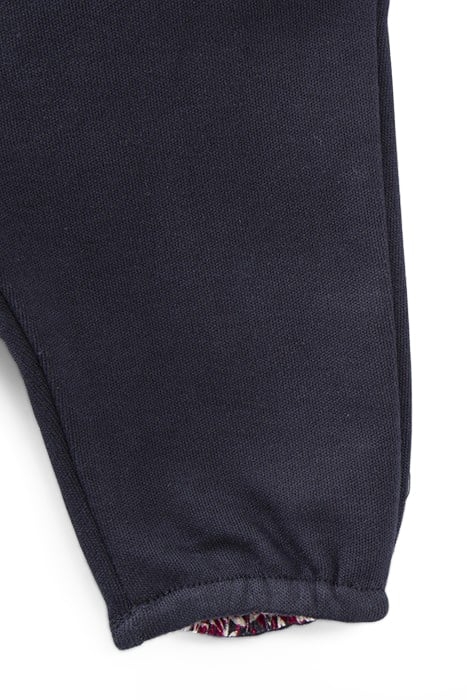 BABY GIRLS’ STAR PRINT/NAVY REVERSIBLE JOGGERS 6