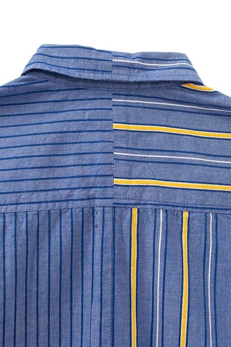 BOYS’ BLUE SHIRT WITH STRIPED MIX 7