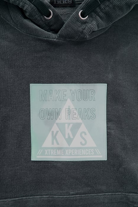 BOYS’ GREY NEEDLECORD HOODIE WITH LENTICULAR IMAGE 5