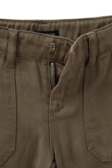 GIRLS’ KHAKI CARPENTER-STYLE LYOCELL® FLARED TROUSERS 5