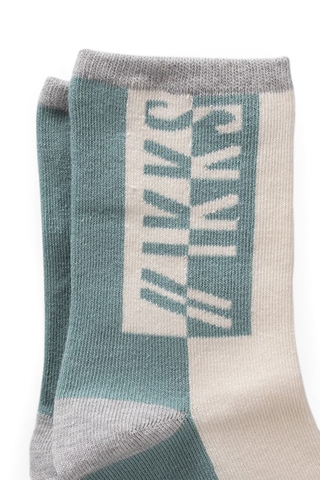 BOYS’ GREEN/GREY SOCKS 3
