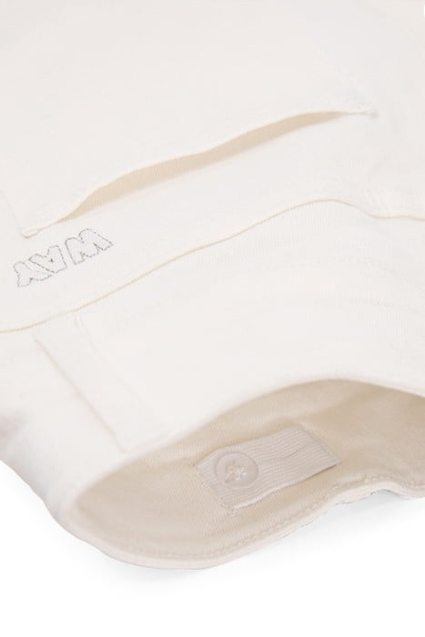 GIRLS’ WHITE WIDE-LEG MOM JEANS 7