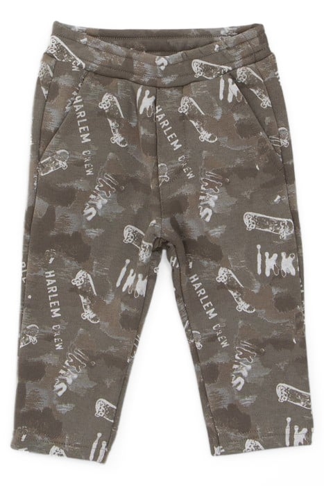BABY BOYS’ CAMOUFLAGE JOGGERS AND KHAKI SWEATSHIRT OUTFIT 5