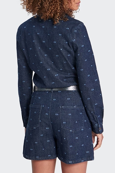 RAW DOUBLE HEART MONOGRAM PRINT PLAYSUIT 2