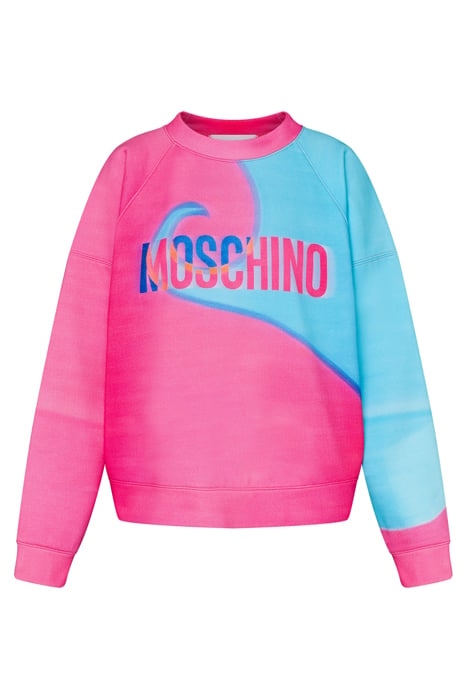 PROJECTION PRINT COTTON SWEATSHIRT MULTICOLOR 3