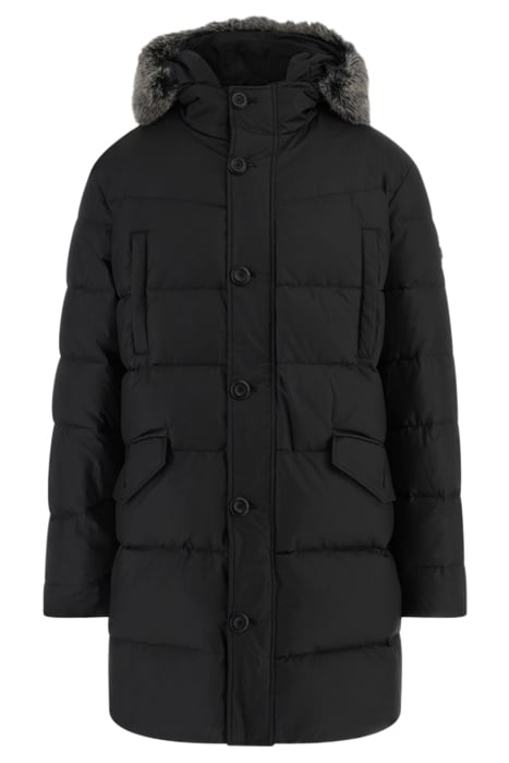 REAL DOWN LONG JACKE JET BLACK A996 4