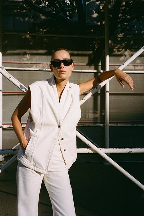 UNNI DENIM VEST - NATURAL 1