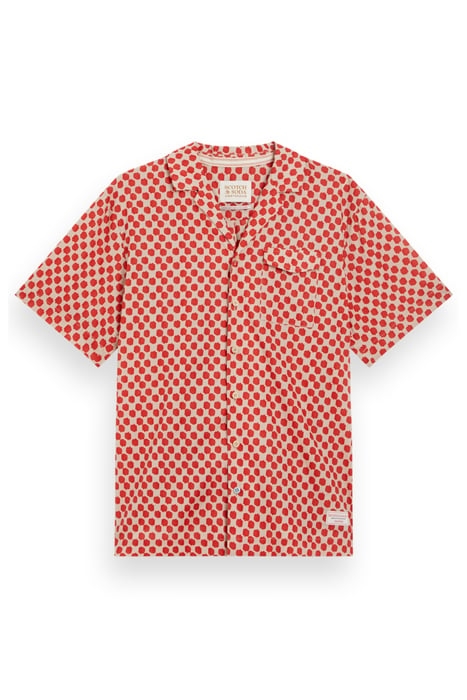 PRINTED SHORT SLEEVE SHIRT POLKA RED BOAT 1