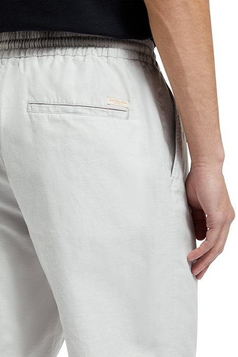 FAVE- COTTON/LINEN TWILL BERMU HERON GREY 8