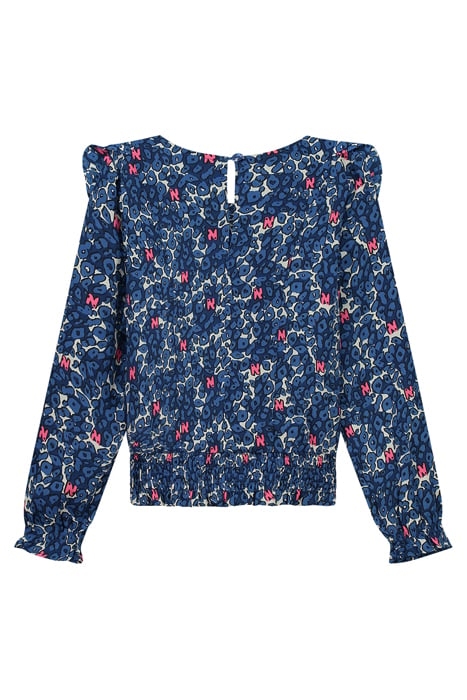 IRENE BLOUSE MID BLUE 2