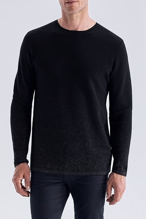 BLACK KNIT PURE EDITION SWEATER, GOLD LUREX BLACK 1