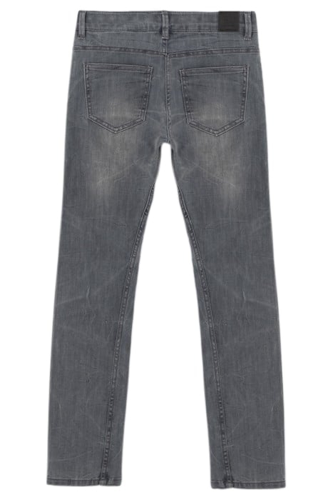 BOYS’ GREY SLIM JEANS WITH TWISTED SEAMS BLUE 2