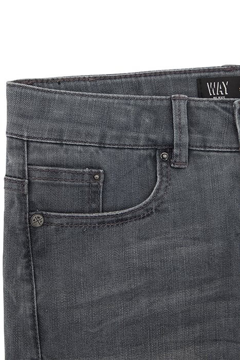BOYS’ GREY SLIM JEANS WITH TWISTED SEAMS BLUE 4