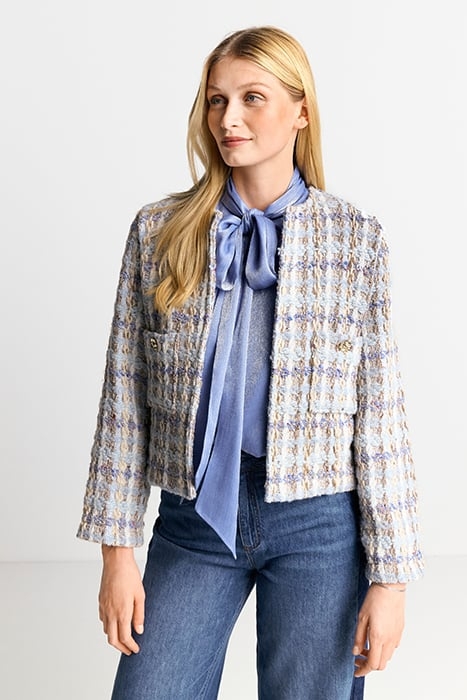 TWEED JACKET CRUISE BLUE 1
