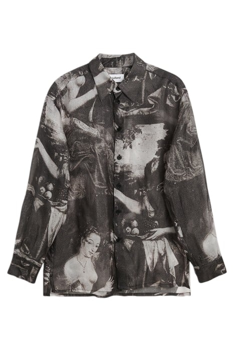 PERRY SHIRT BLACK AOP 1