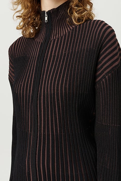 NIKA TOP BROWN MULTI 8