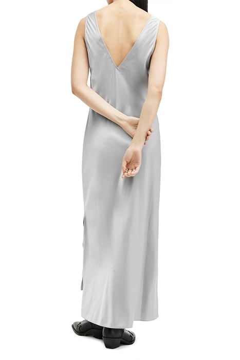 LISA DRESS DARK SILVER 2