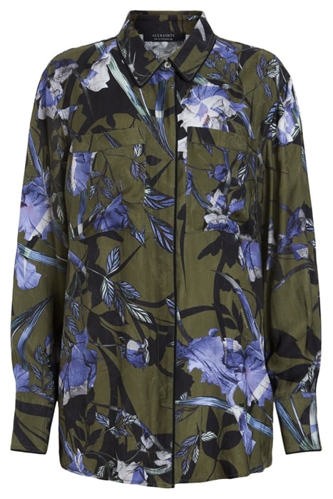 EVE BATU SHIRT DEEP KHAKI GREEN 3