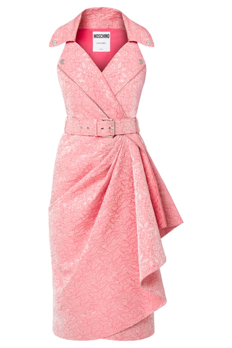 FLORAL JACQUARD DRESS PINK 3