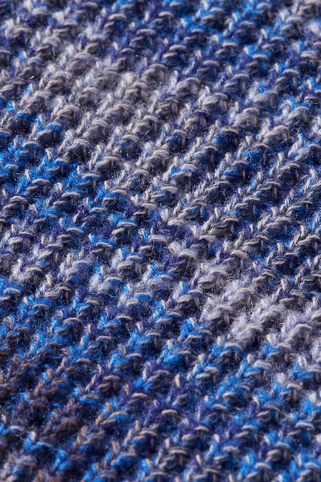 MELANGE CREWNECK PULLOVER NAVY BLUE 3