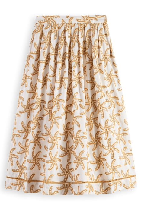 EMBROIDERED MAXI SKIRT STARFISH EMBROIDERY 2