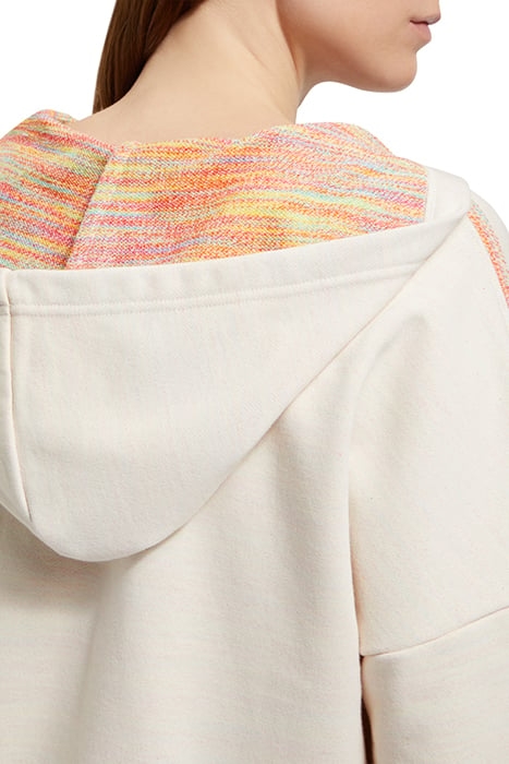 SLOUCHY FIT SHOULDER DETAIL HOODIE SOFT ICE 7