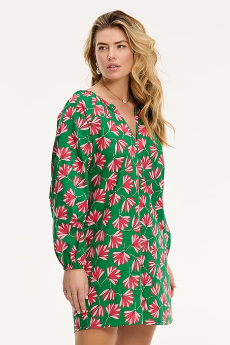 RHODES DRESS BEACH BLOSSOM TROPIC GREEN BLOSSOM 5