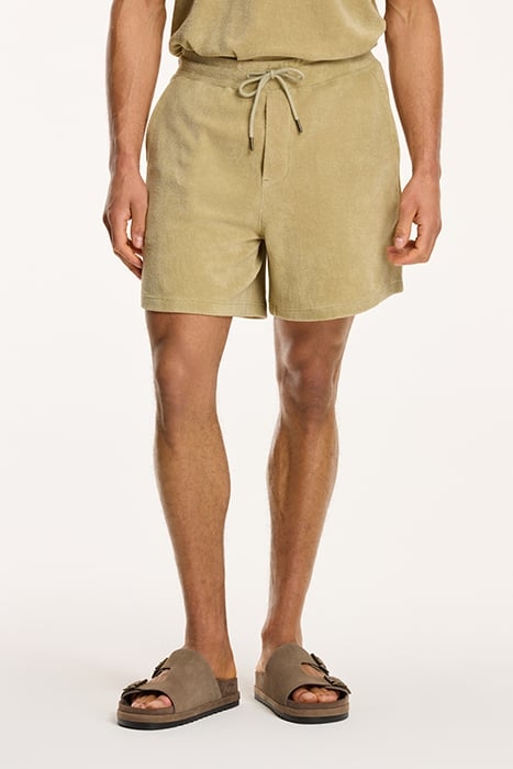 EVAN TOWELING SHORTS BEIGE 1