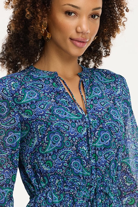 JADE DRESS PAISLEY BLUE PAISLEY 7