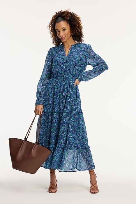 JADE DRESS PAISLEY BLUE PAISLEY 4