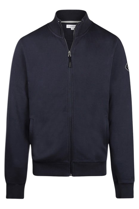 ZIP THRU SWEATSHIRT NAVY 1