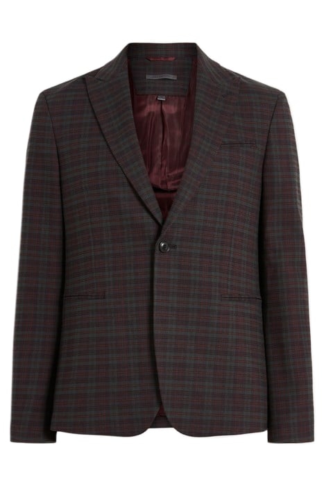 PACE PEAK LAPEL SOFT JACKET MERLOT 2